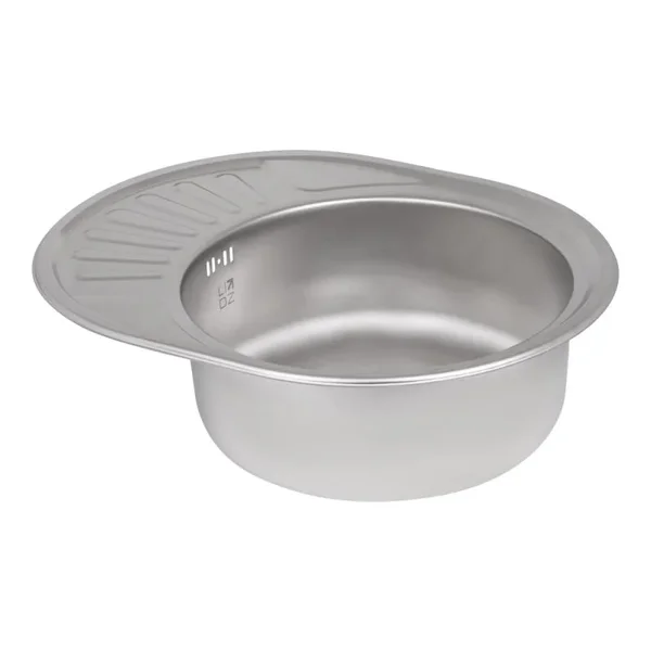 Кухонна мийка Lidz 5745 нержавіюча micro decor товщиною 0, 8 мм (LIDZ5745MDEC08)