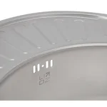 Кухонна мийка Lidz 5745 нержавіюча micro decor товщиною 0, 8 мм (LIDZ5745MDEC08)