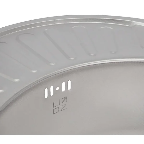 Кухонна мийка Lidz 5745 нержавіюча micro decor товщиною 0, 8 мм (LIDZ5745MDEC08)