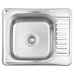 Кухонная мойка Lidz 5848 из нержавеющей стали micro decor толщиной 0, 8 мм (LIDZ5848MDEC08)