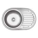 Кухонна мийка Lidz 7750 з покриттям micro decor товщиною 0, 8 мм (LIDZ7750MDEC08)