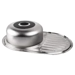Кухонна мийка Lidz 7750 з покриттям micro decor товщиною 0, 8 мм (LIDZ7750MDEC08)