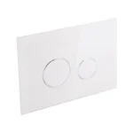 Інсталяція для унітаза 4 в 1 Qtap Nest ST QT0133M425V1164GW з білою круглою скляною панеллю змиву (QT0133M425V1164GW)