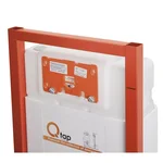 Інсталяція 4 в 1 Qtap Nest ST з чорною лінійною панеллю змиву (QT0133M425M08V1091MB)