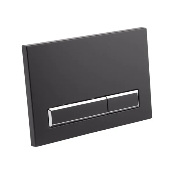 Інсталяція 4 в 1 Qtap Nest ST з чорною лінійною панеллю змиву (QT0133M425M08V1091MB)