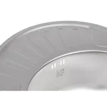 Кухонна мийка Lidz 5745 сатинована 0.8 мм (LIDZ5745SAT08)