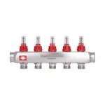 Колектор Thermo Alliance Standart SD0045 нержавіючий з витратомірами на 5 виходів 1 (SD0045)
