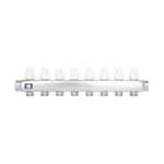 Коллектор для теплого пола Thermo Alliance Standart SD0048 из нержавеющей стали на 8 выходов 1