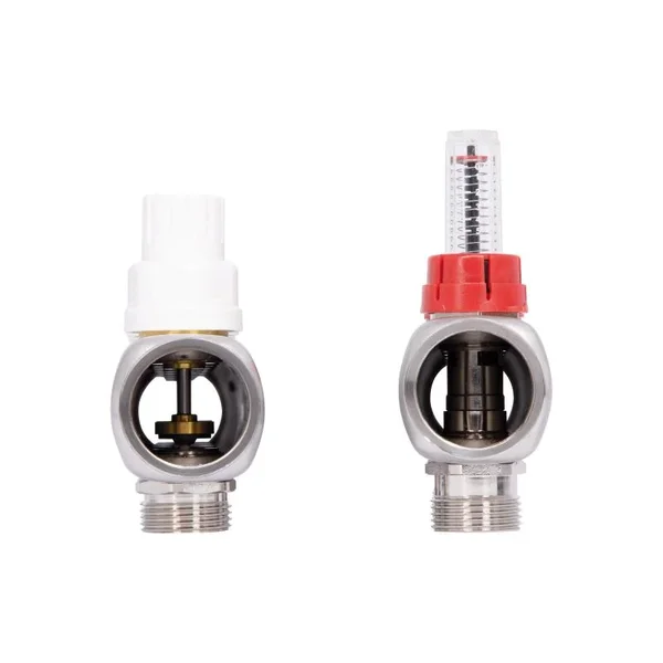 Коллектор для теплого пола Thermo Alliance Standart SD0048 из нержавеющей стали на 8 выходов 1