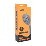 Лійка для ручного душу Lidz Niagara 20 LDNIA20CRM35448 хромована з ABS пластику, однорежимна 105 мм (LDNIA20CRM35448)