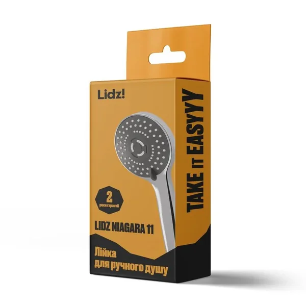 Лійка для ручного душу Lidz LDNIA11CRM35464 Niagara 11 з ABS пластику, хромована, кругла, 98 мм, 3 режими (LDNIA11CRM35464)