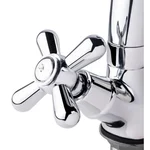 Змішувач для кухні Lidz Dominox 273F латунний хромований двохвентильний (LDDOM273FCRM35539)