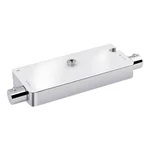 Душевая система Qtap Sloup QTSL57T105VOGC термостатическая с полкой на 2 потребителя, латунная, хром/белый (QTSL57T105VOGC)
