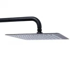 Душевая система Qtap Sloup QTSL57T105VNKBB латунная черная матовая с термостатом и полкой (QTSL57T105VNKBB)