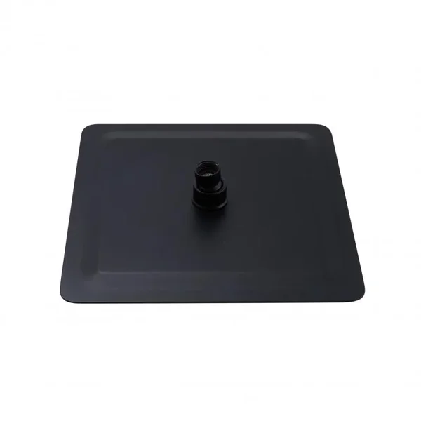 Душевая система Qtap Sloup QTSL57T105VNKBB латунная черная матовая с термостатом и полкой (QTSL57T105VNKBB)