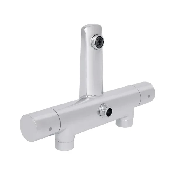 Смеситель для ванны Qtap Votice QVTC30T105GC латунный хромированный термостатический (QVTC30T105GC)