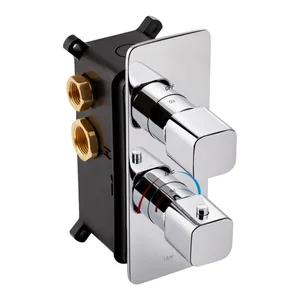 Смеситель для душа Qtap Votice QTVOT65T105NGC латунный, хром, термостатический скрытого монтажа на 3 потребителя (QTVOT65T105NGC)
