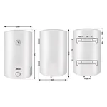 Водонагреватель электрический Thermo Alliance DQ D50VH15Q2 50 л белый с мокрым ТЭНом 1.5 кВт и универсальным монтажом (D50VH15Q2)