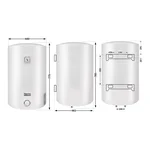 Водонагрівач 80 л Thermo Alliance DQ D80VH15Q3 білий, універсальний з мокрим ТЕНом 1.5 кВт (D80VH15Q3)
