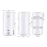 Водонагрівач електричний Thermo Alliance 80 л SLIM вертикальний, мокрий ТЕН 1,5 кВт D80V15Q2
