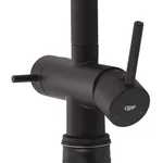 Кухонный смеситель Qtap Kuchyne QTKUC92102UB черный матовый с подключением для питьевой воды (QTKUC92102UB)