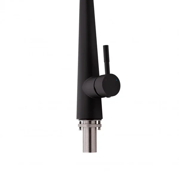Смеситель для кухни Qtap Evicka QTEVI9135103UB черный матовый из нержавеющей стали с выдвижным изливом (QTEVI9135103UB)