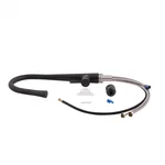 Смеситель для кухни Qtap Evicka QTEVI9135103UB черный матовый из нержавеющей стали с выдвижным изливом (QTEVI9135103UB)