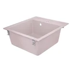 Кухонна мийка Lidz 460×515 мм/200 COL-06 світло-бежева зі штучного каменю врізна (LIDZCOL06460515200)