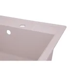 Кухонна мийка Lidz 460×515 мм/200 COL-06 світло-бежева зі штучного каменю врізна (LIDZCOL06460515200)