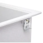 Кухонная мойка Lidz 460×515 мм/200 GRA-09 из искусственного камня серая врезная (LIDZGRA09460515200)
