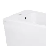Біде підлогове Qtap QT05443370W Crow керамічне біле з горизонтальним випуском (QT05443370W)