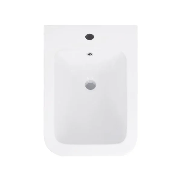 Біде підлогове Qtap QT05443370W Crow керамічне біле з горизонтальним випуском (QT05443370W)