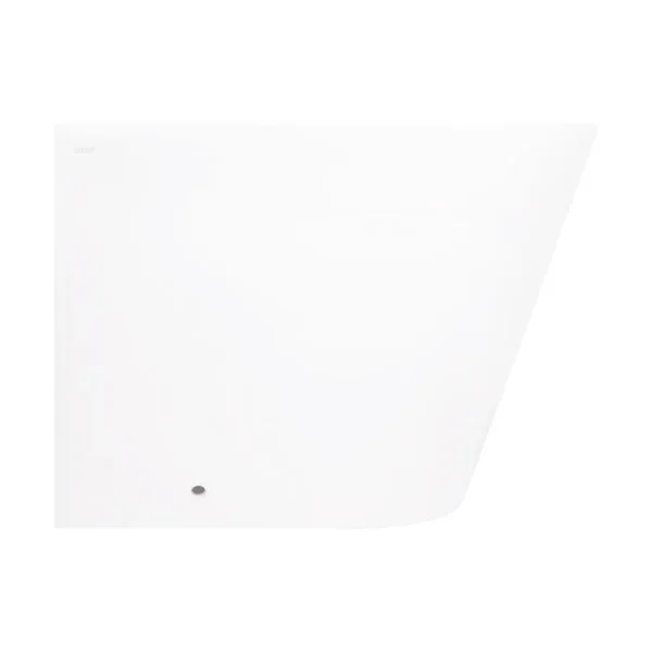Біде підлогове Qtap QT15443378W Swan керамічне біле з горизонтальним випуском (QT15443378W)