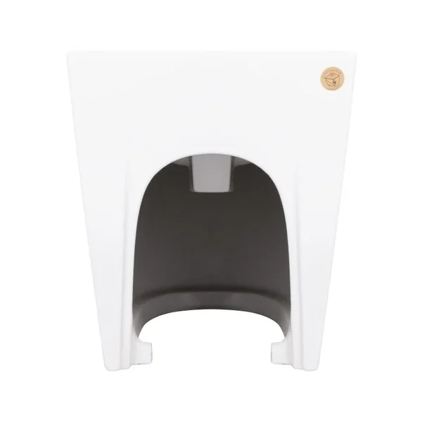 Біде підлогове Qtap QT15443378W Swan керамічне біле з горизонтальним випуском (QT15443378W)