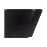 Біде підлогове Qtap QT14441003CMB Scorpio керамічне чорне матове з горизонтальним випуском (QT14441003CMB)