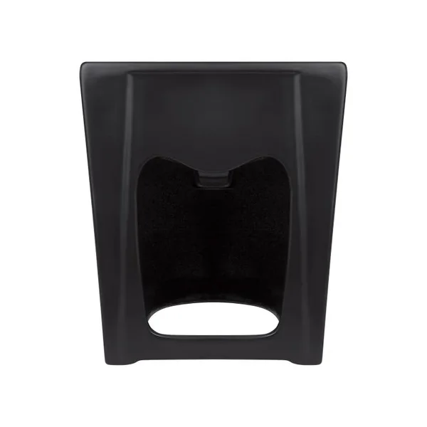 Біде підлогове Qtap QT14441003CMB Scorpio керамічне чорне матове з горизонтальним випуском (QT14441003CMB)