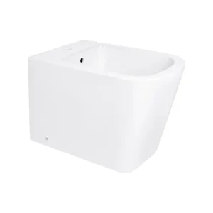 Біде підлогове Qtap QT1744003CW Tern керамічне біле з вертикальним випуском (QT1744003CW)