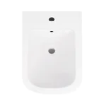 Біде підлогове Qtap QT1744003CW Tern керамічне біле з вертикальним випуском (QT1744003CW)