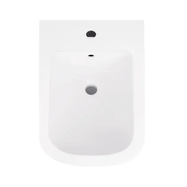 Біде підлогове Qtap QT1744003CW Tern керамічне біле з вертикальним випуском (QT1744003CW)