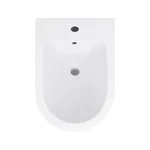 Біде підлогове Qtap QT13441381W Robin керамічне біле з горизонтальним випуском (QT13441381W)