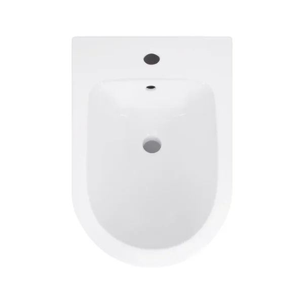 Біде підлогове Qtap QT13441381W Robin керамічне біле з горизонтальним випуском (QT13441381W)