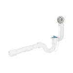 Сифон для ванни Lidz (WHI) 60 03 V001 00 прямоточний (вихід 50 мм)