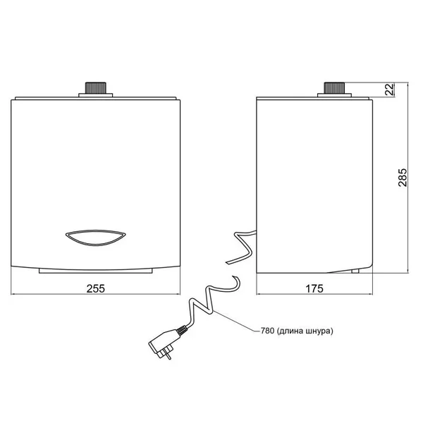 Дезинфектор Qtap 220V Pohodli QDZ2000WP белый бесконтактный от сети 220В (QDZ2000WP)