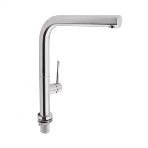 Смеситель для кухни Qtap Zdenek QTZDN9032103FC из нержавеющей стали, брашированный никель, однорычажный. (QTZDN9032103FC)