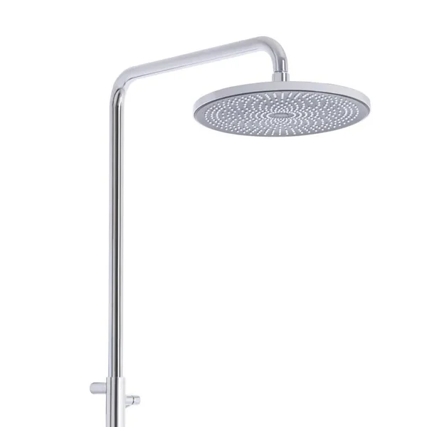Душевая система Qtap Sloup QTSL57103ONC хромированная с термостатом на два потребителя (QTSL57103ONC)