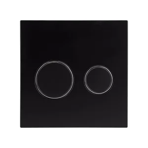 Панель змиву Qtap Nest Uni QT0211P01V1178MB чорна матова, дворежимна (QT0211P01V1178MB)