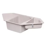 Кухонная мойка Lidz MAR-07 1000×500 мм песочная из искусственного камня с дополнительной чашей и левым крылом (LIDZMAR071000500225)