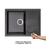 Кухонная мойка Lidz 650x500/200 BLM-14 (LIDZBLM14650500200)