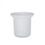 Колба для ершика Lidz LDORE0520CRM37455 Oreo 0520 из матового стекла сатин (LDORE0520CRM37455)
