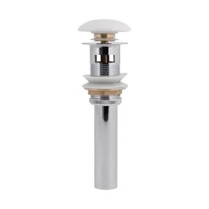 Донный клапан для раковины Qtap PU02O 225х70х70 White с переливом